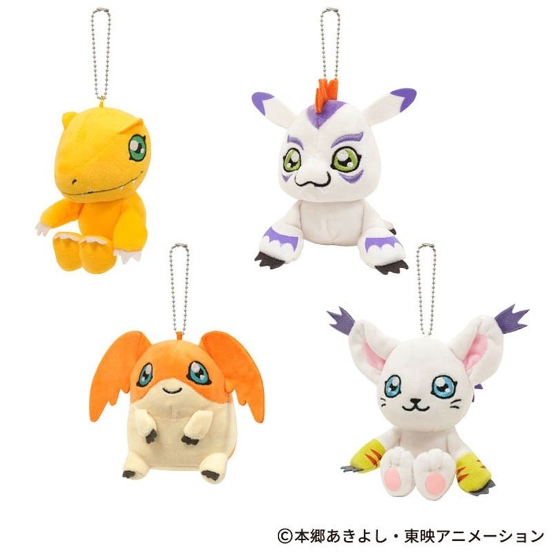 "Digimon Adventure" Plush Keychain - Rosey’s Kawaii Shop