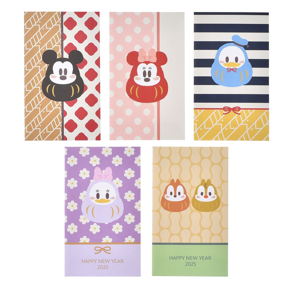 "Disney 2025 New Year" Envelopes - Rosey’s Kawaii Shop