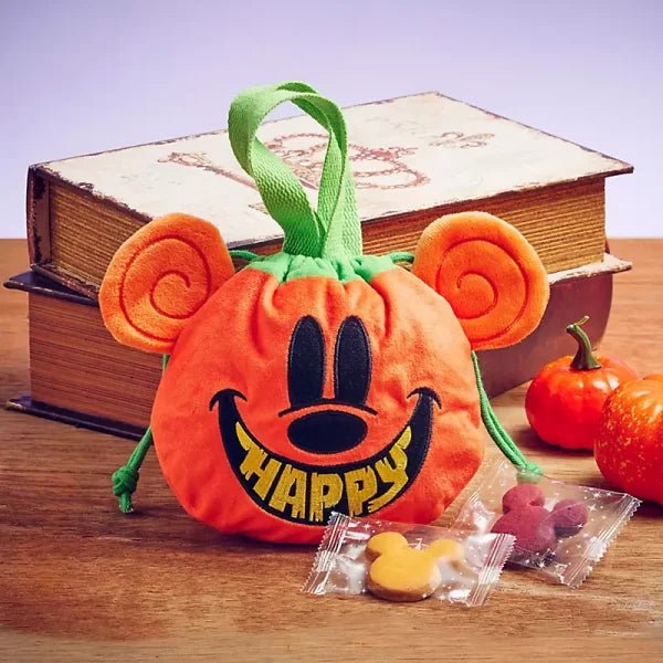 DISNEY HALLOWEEN "Mickey Pumpkin Drawstring Bag & Cookies" - Rosey’s Kawaii Shop