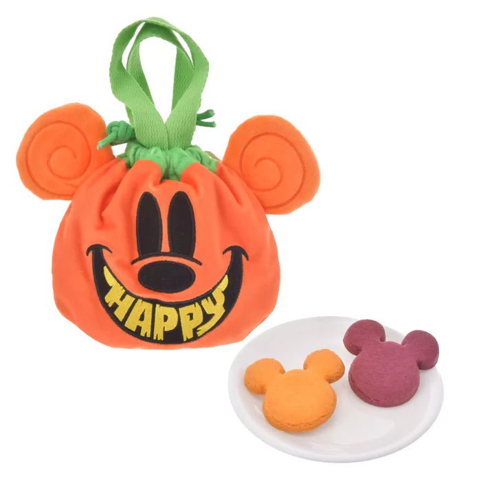 DISNEY HALLOWEEN "Mickey Pumpkin Drawstring Bag & Cookies" - Rosey’s Kawaii Shop