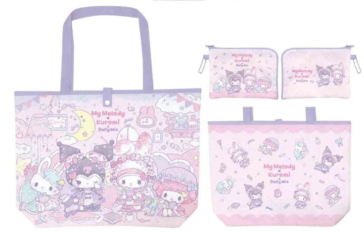 "DOLLY MIX x My Melody & Kuromi" Eco Bag - Rosey’s Kawaii Shop