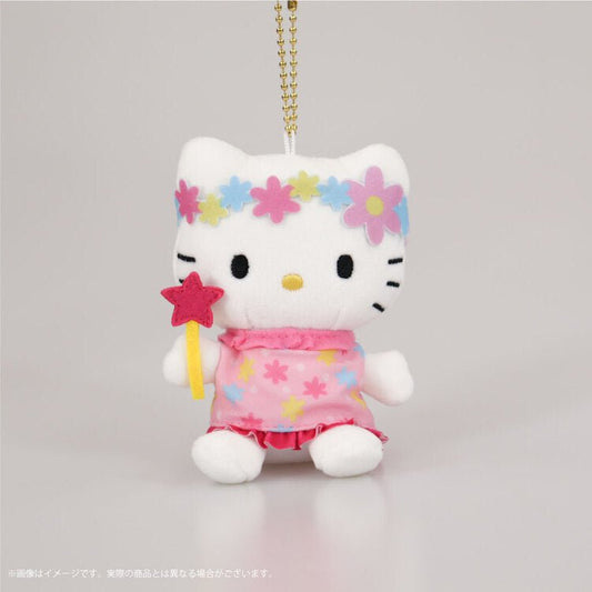 [FLOWER] "Hello Kitty History" Plush Keychain - Rosey’s Kawaii Shop