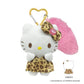 [FLUFFY CHARM] "Hello Kitty 90's" Plush Keychain - Rosey’s Kawaii Shop