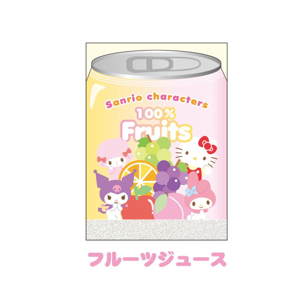[FRUIT PUNCH] "Sanrio Happy Drink" Small Memo Pad - Rosey’s Kawaii Shop