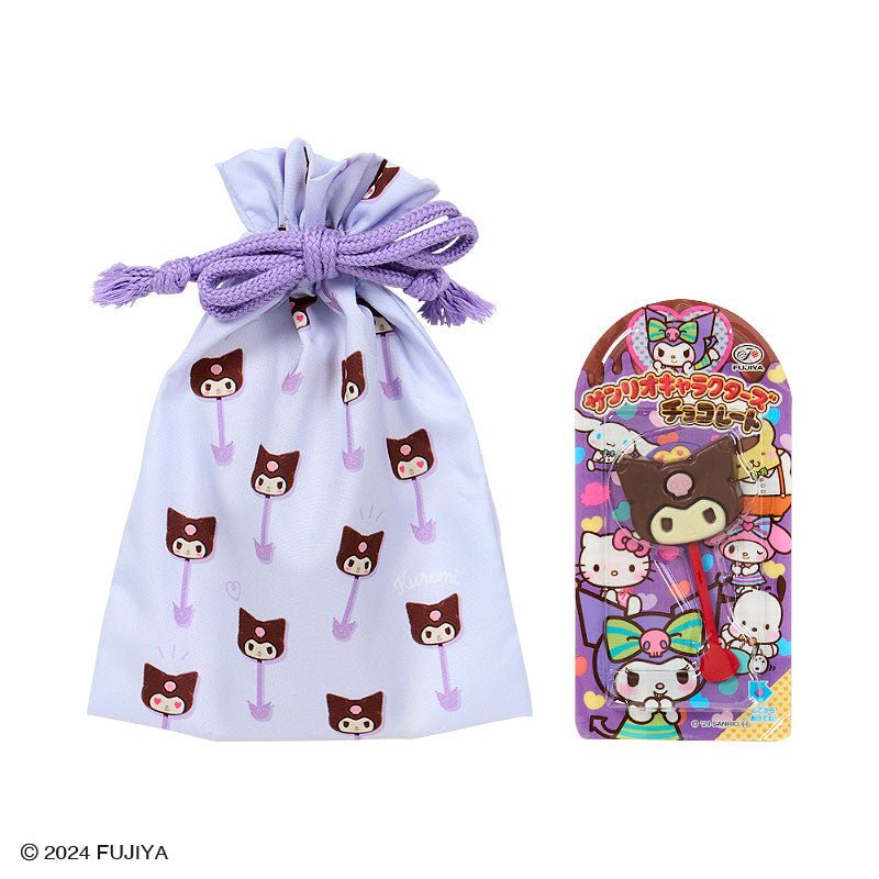 "FUJIYA Chocolate Bar x Sanrio" Drawstring Bag - Rosey’s Kawaii Shop