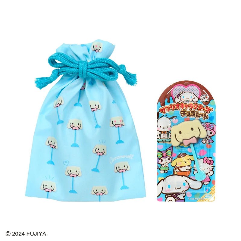 "FUJIYA Chocolate Bar x Sanrio" Drawstring Bag - Rosey’s Kawaii Shop