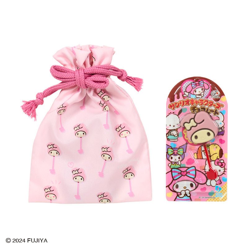 "FUJIYA Chocolate Bar x Sanrio" Drawstring Bag - Rosey’s Kawaii Shop