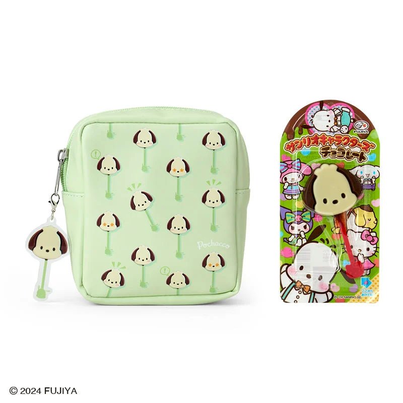 "FUJIYA Chocolate Bar x Sanrio" Pouch - Rosey’s Kawaii Shop