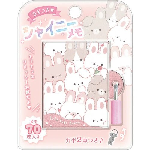 "Ful Full Bunny" Lock & Memo - Rosey’s Kawaii Shop