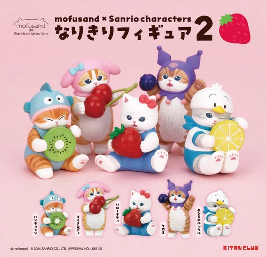 *GACHAPON* "Mofusand x Sanrio [Vol 2]" Figure - Rosey’s Kawaii Shop