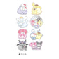 [GRAY] "Obakenu x Sanrio" Sticker Flakes - Rosey’s Kawaii Shop