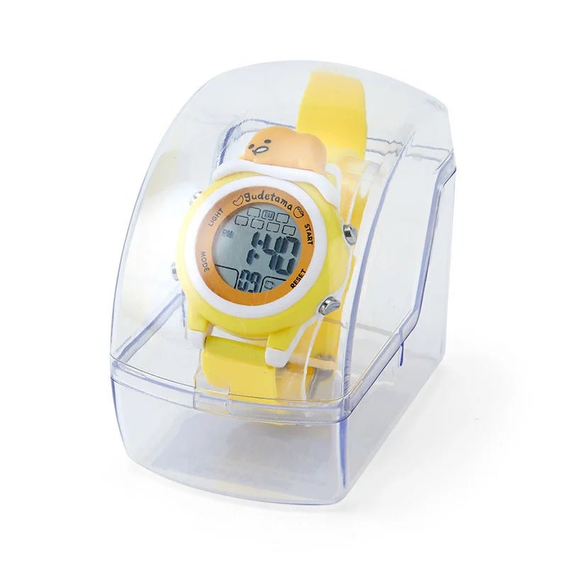 [GUDETAMA] "Gudetama & Kirimi - chan Festival" Digital Watch - Rosey’s Kawaii Shop