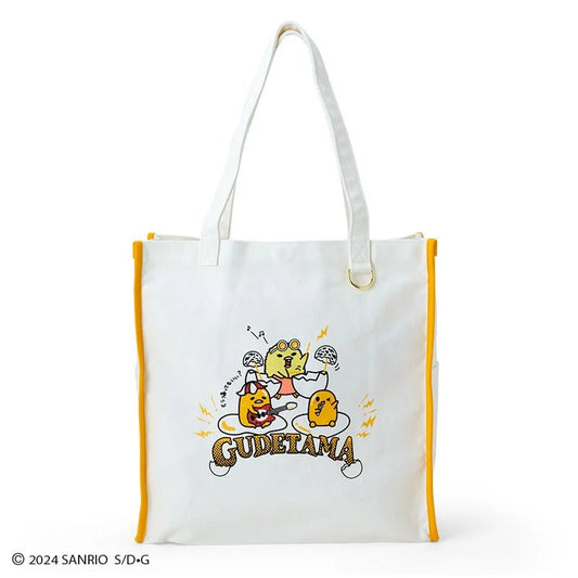 [GUDETAMA] "Gudetama & Kirimi - chan Festival" Tote Bag - Rosey’s Kawaii Shop