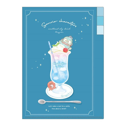 [HANGYODON] "Sanrio Emotional Sky Drink" Index File Folder - Rosey’s Kawaii Shop