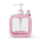 [HELLO KITTY - MEDIUM] "Sanrio Bath" Pump Bottle - Rosey’s Kawaii Shop