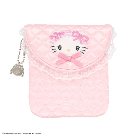 "Hello Kitty Pink Quilt" Mini Pouch - Rosey’s Kawaii Shop