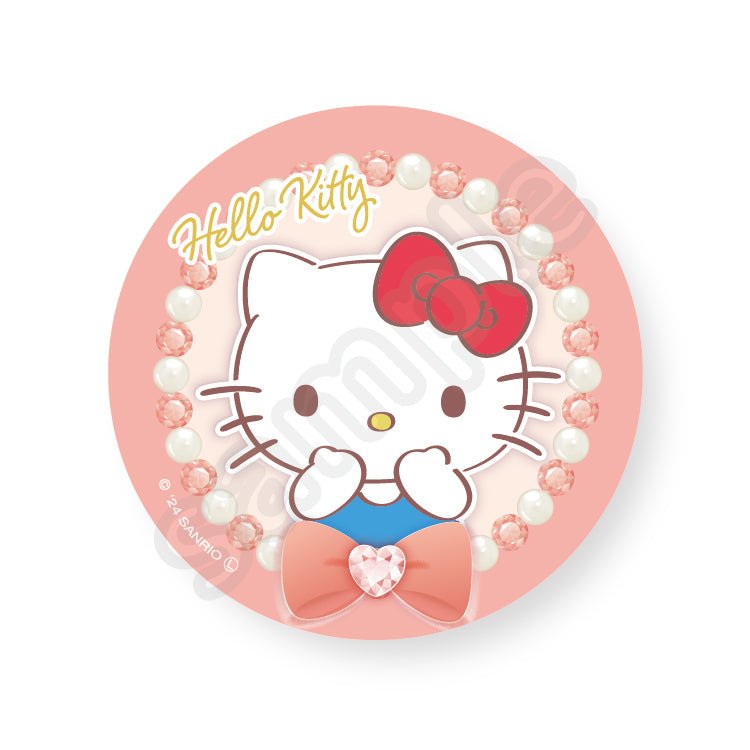 [HELLO KITTY] "Sanrio Bijou Deco" Badge - Rosey’s Kawaii Shop