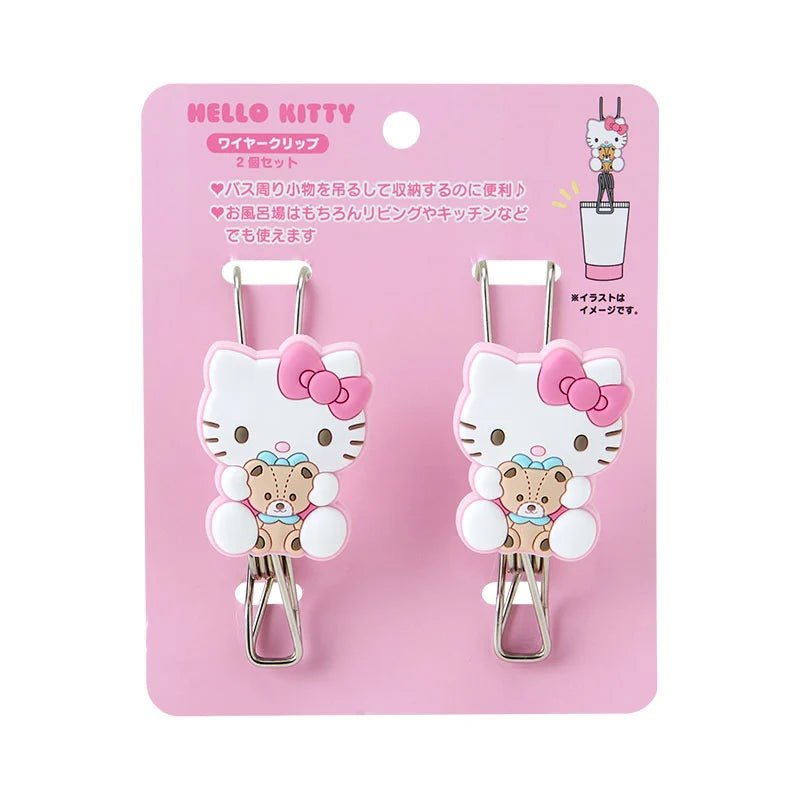 [HELLO KITTY] "Sanrio Wire Clips Set" - Rosey’s Kawaii Shop