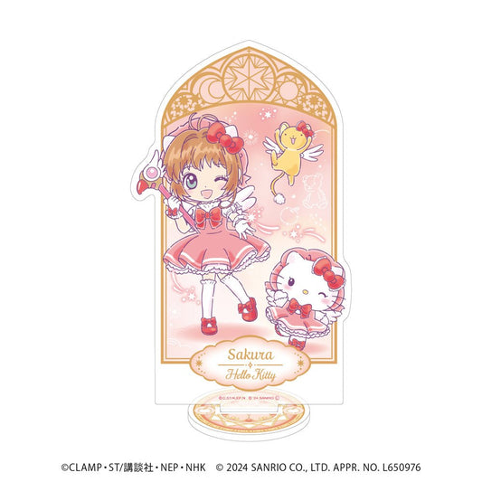 [HELLO KITTY X SAKURA] "Cardcaptor Sakura x Sanrio" Acrylic Stand - Rosey’s Kawaii Shop