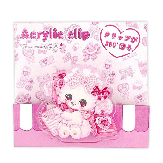 [IDOL PINK] "Amenomori Fumika" Acrylic Clip - Rosey’s Kawaii Shop