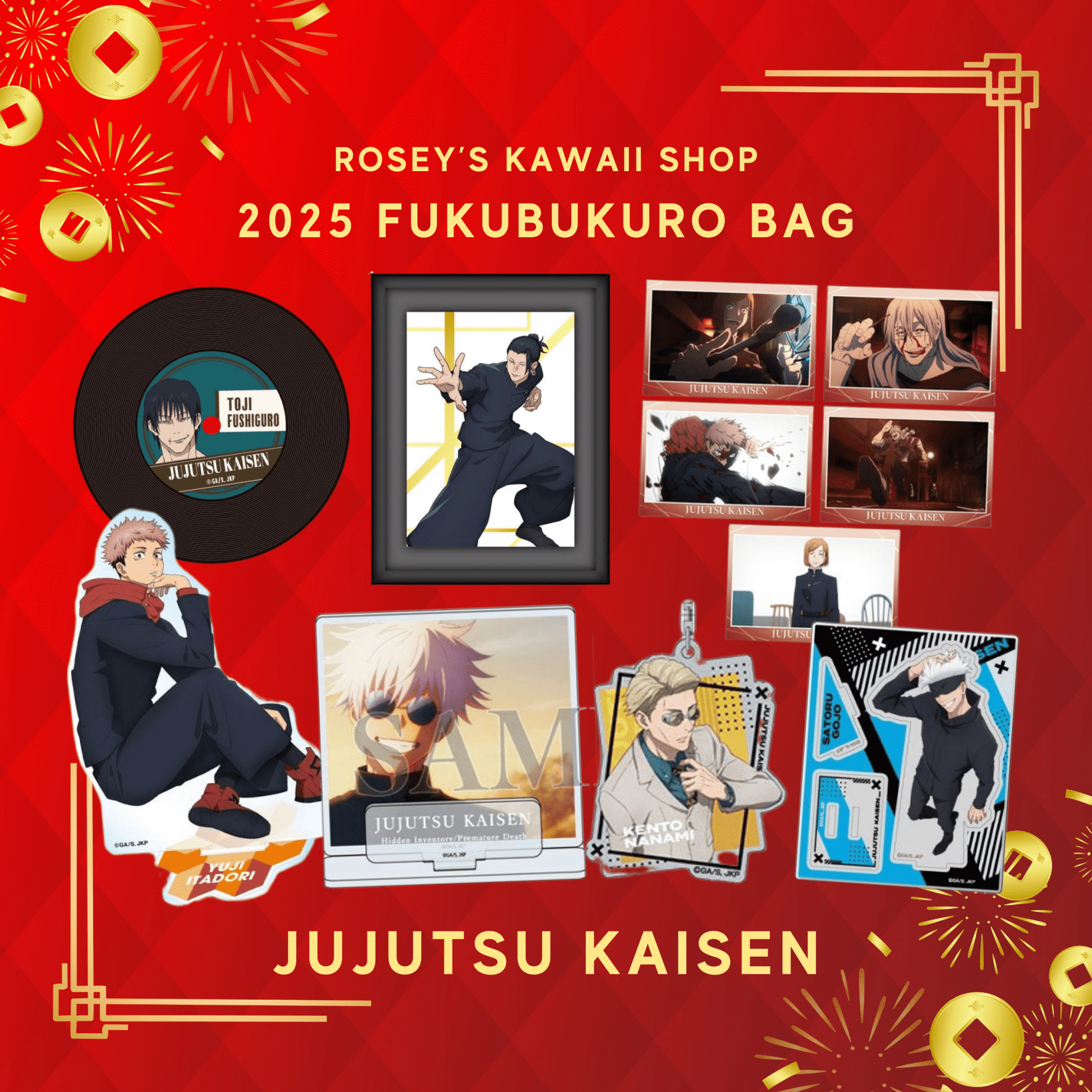 [JUJUTSU KAISEN] "2025 Fukubukuro - Lucky Bag" - Rosey’s Kawaii Shop