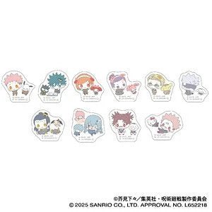 "Jujutsu Kaisen x Sanrio" Sticker Flakes - Rosey’s Kawaii Shop