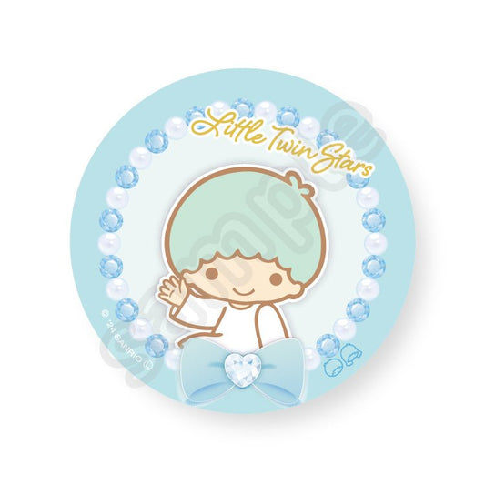 [KIKI - LITTLE TWIN STARS] "Sanrio Bijou Deco" Badge - Rosey’s Kawaii Shop