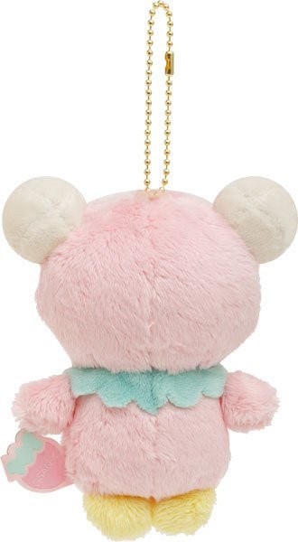 [Korilakkuma] "Korilakkuma Full of Strawberry Day" Plush Keychain - Rosey’s Kawaii Shop