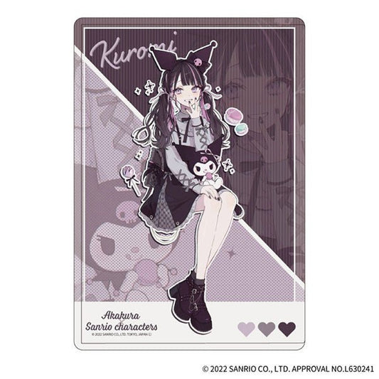 [KUROMI] "Akakura x Sanrio" Clear Chara Case - Rosey’s Kawaii Shop