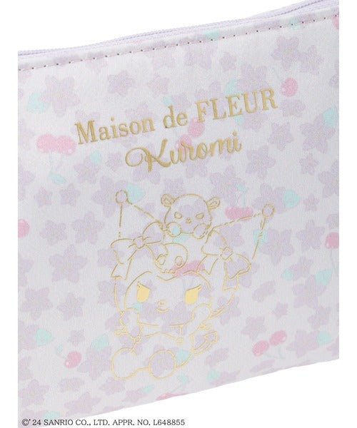 [KUROMI] "Maison de FLeur x Sanrio" Pouch - Rosey’s Kawaii Shop