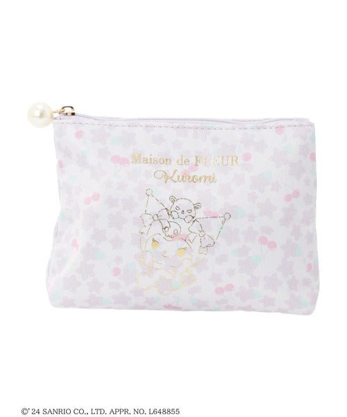 [KUROMI] "Maison de FLeur x Sanrio" Pouch - Rosey’s Kawaii Shop