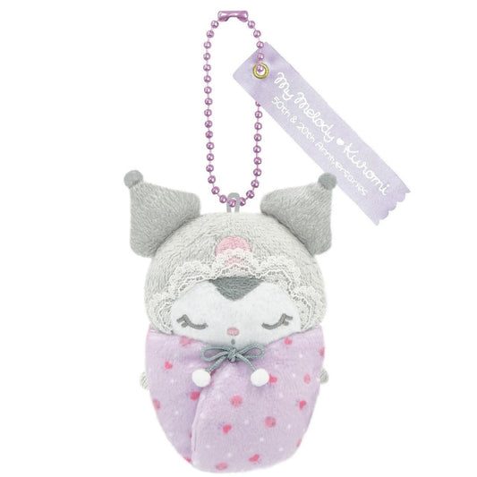 [KUROMI] "My Melody 50th & Kuromi 20th Anniversary" Baby Plush Keychain - Rosey’s Kawaii Shop