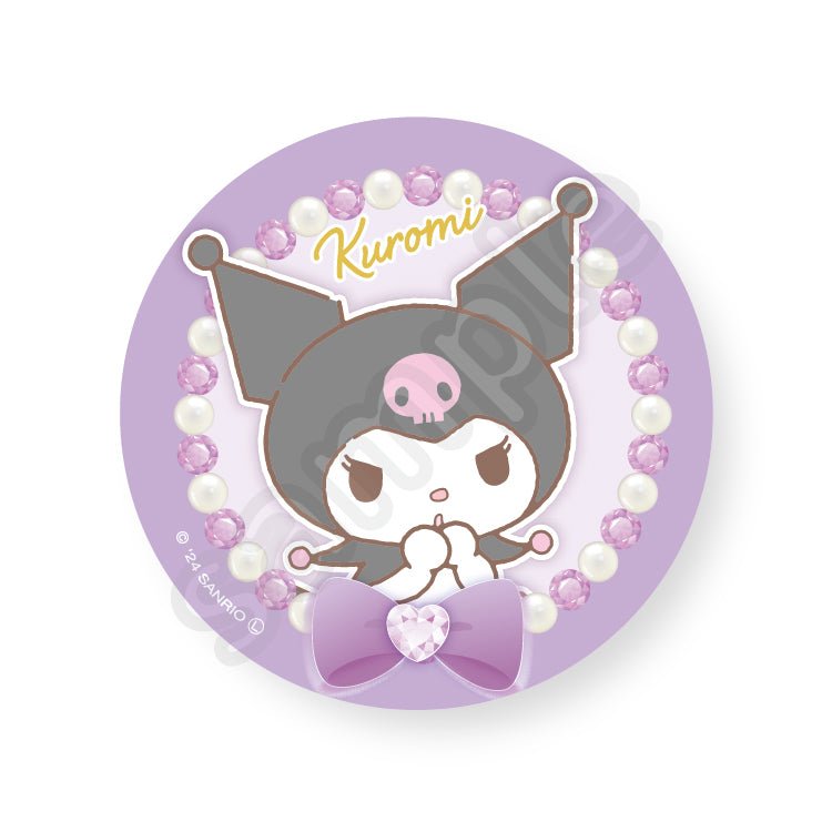 [KUROMI] "Sanrio Bijou Deco" Badge - Rosey’s Kawaii Shop