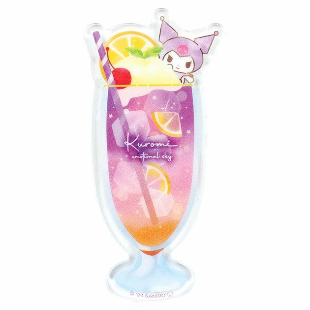 [KUROMI] "Sanrio Emotional Sky Drink" Magnet - Rosey’s Kawaii Shop