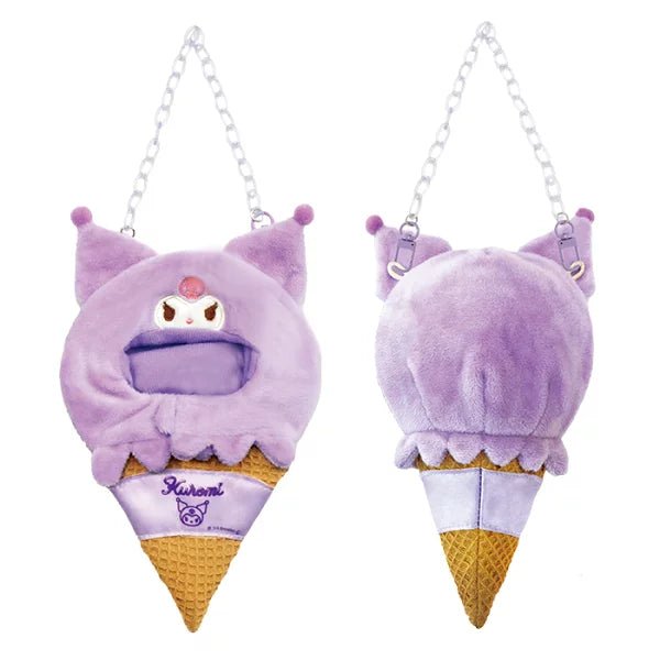 [KUROMI] "Sanrio Ice Cream Kigurumi" Pouch Keychain - Rosey’s Kawaii Shop