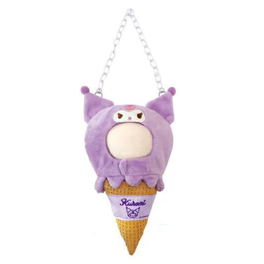 [KUROMI] "Sanrio Ice Cream Kigurumi" Pouch Keychain - Rosey’s Kawaii Shop