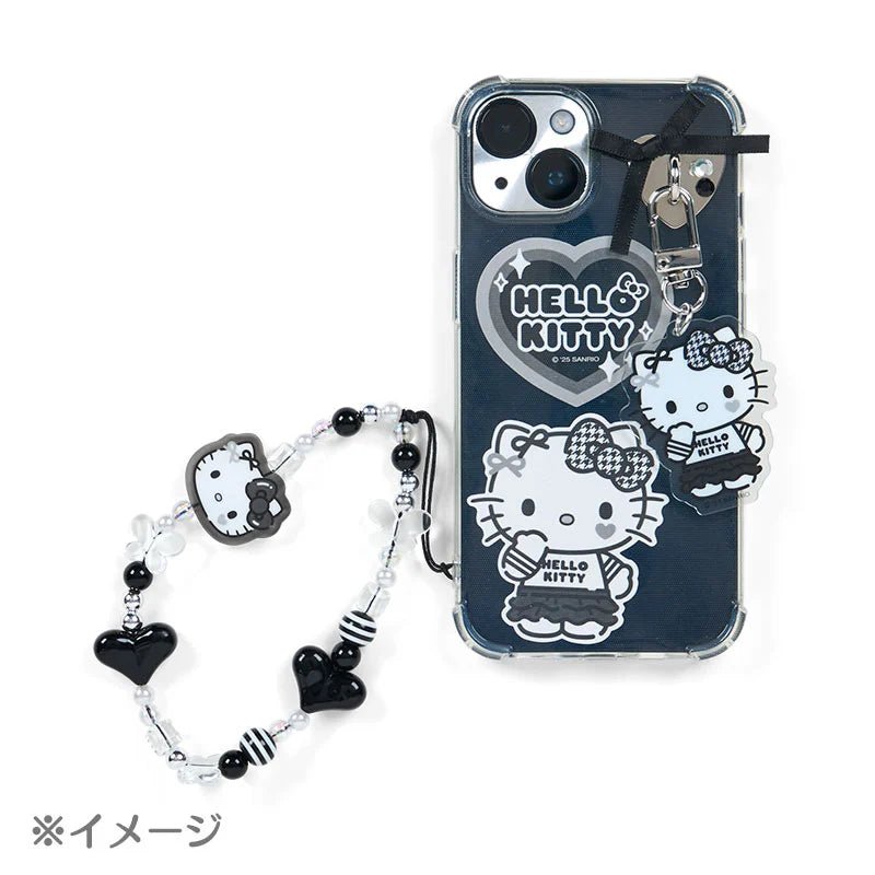 [KUROMI] "Sanrio Monochrome" Decoration Sticker & Charm Set - Rosey’s Kawaii Shop