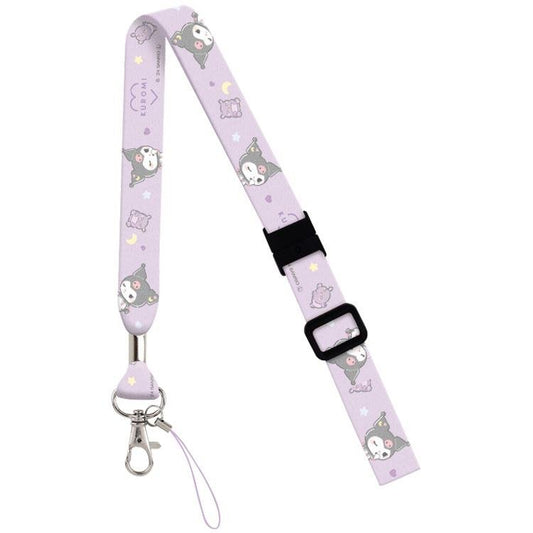 [KUROMI] "Sanrio Munyatto" Neck Strap Lanyard - Rosey’s Kawaii Shop