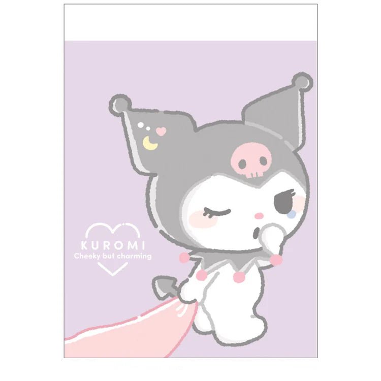 [KUROMI] "Sanrio Munyatto" Small Memo Pad - Rosey’s Kawaii Shop