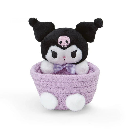 [KUROMI] "Sanrio Rope Basket" SMALL - Rosey’s Kawaii Shop