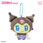 [Kuromi x Melodytchi] "Tamagotchi x Sanrio" Plush Keychain - Rosey’s Kawaii Shop