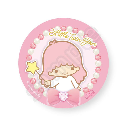 [LALA - LITTLE TWIN STARS] "Sanrio Bijou Deco" Badge - Rosey’s Kawaii Shop