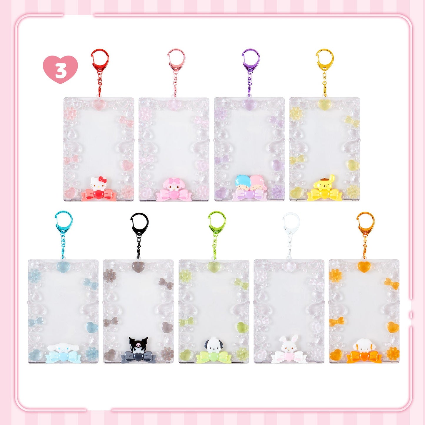 [LARGE PHOTO] "Sanrio Enjoy Idol!" Acrylic Photo Holder Keychain - Rosey’s Kawaii Shop