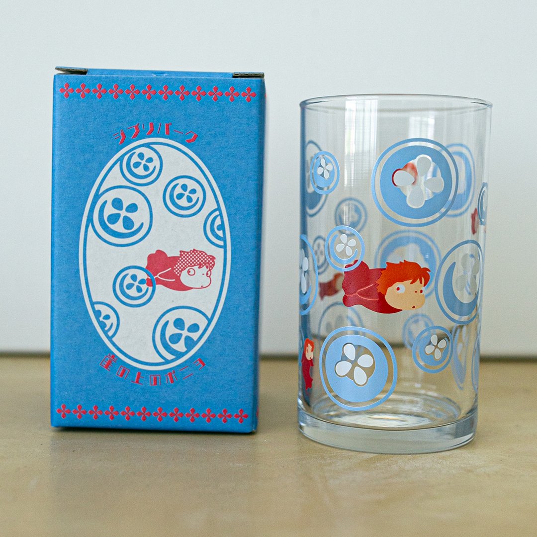 LIMITED "Adelia x Studio Ghibli Park" Glass Cup - Rosey’s Kawaii Shop