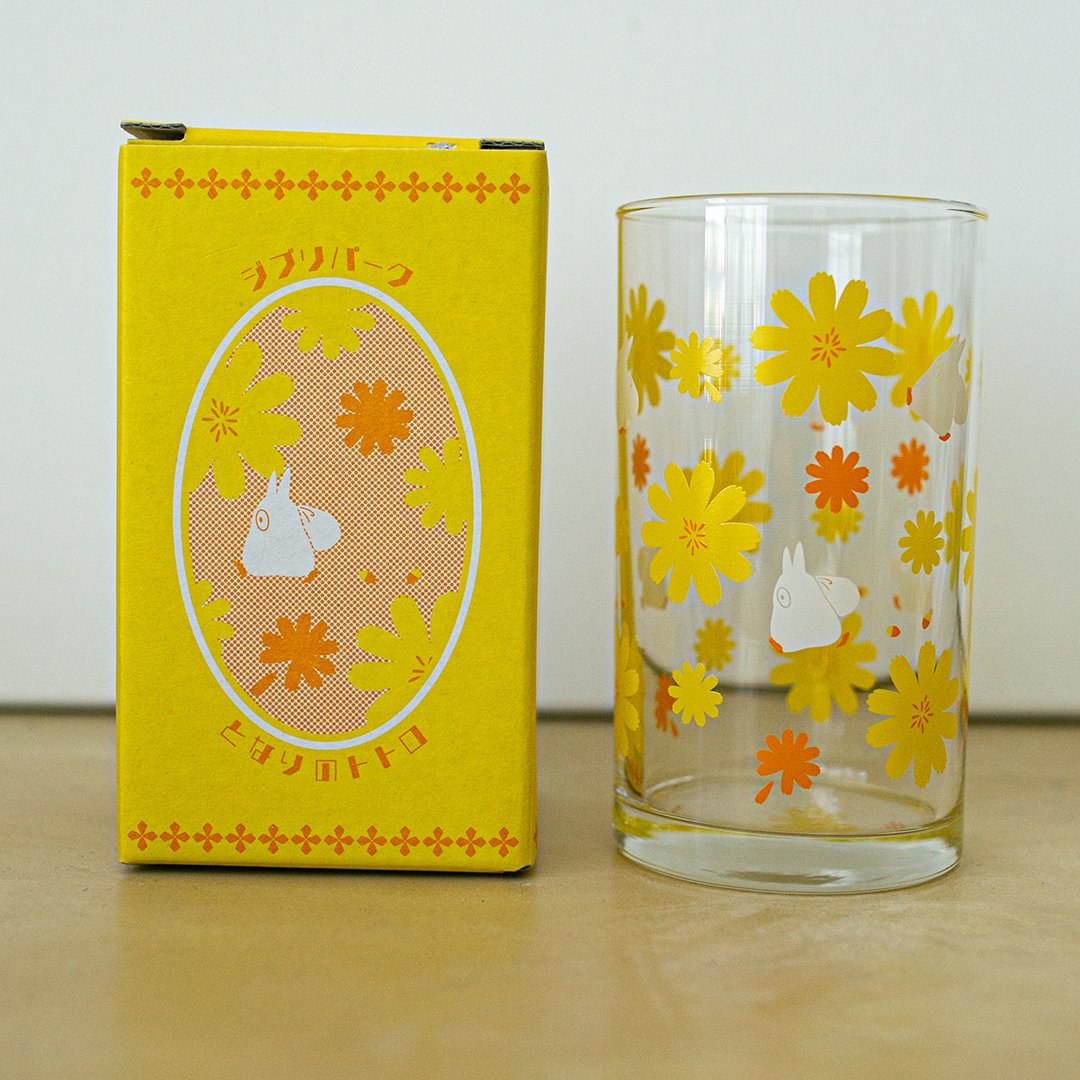 LIMITED "Adelia x Studio Ghibli Park" Glass Cup - Rosey’s Kawaii Shop