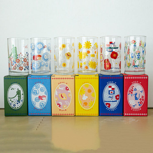 LIMITED "Adelia x Studio Ghibli Park" Glass Cup - Rosey’s Kawaii Shop