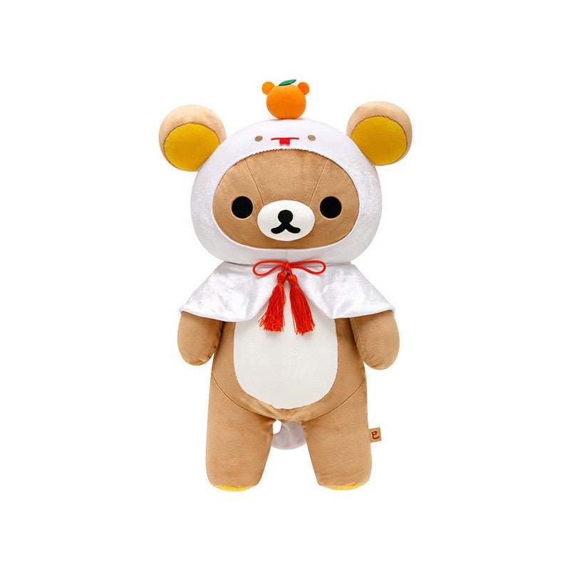 LIMITED "Rilakkuma Kagami Mochi New Years" XL Plush - Rosey’s Kawaii Shop