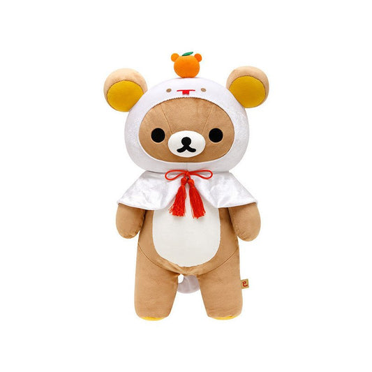 LIMITED "Rilakkuma Kagami Mochi New Years" XL Plush - Rosey’s Kawaii Shop