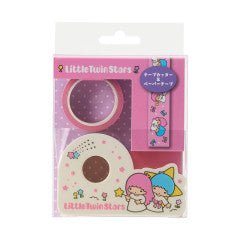 [LITTLE TWIN STARS] "Sanrio Masking Tape & Dispenser" - Rosey’s Kawaii Shop