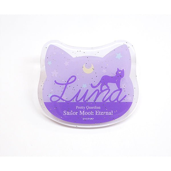 "Luna Purple" Acrylic Clip Badge - Rosey’s Kawaii Shop